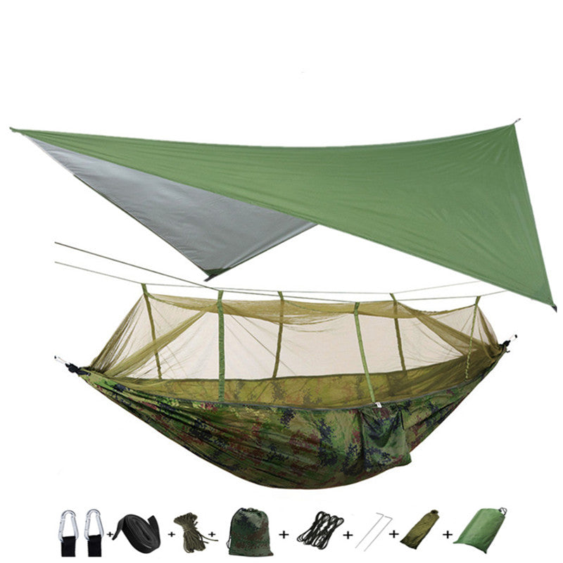 Outdoor Portable Parachute Hammock with Mosquito Net