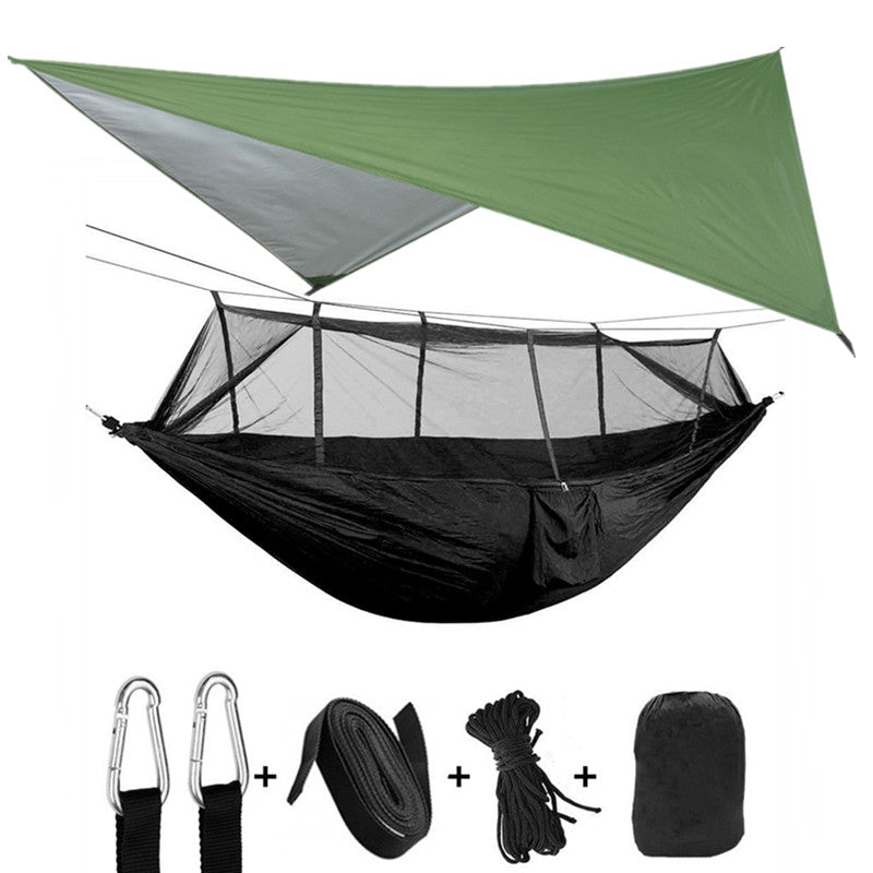 Outdoor Portable Parachute Hammock with Mosquito Net
