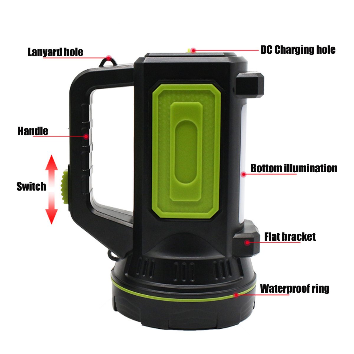 High Quality Rechargeable LED Flashlight Torch