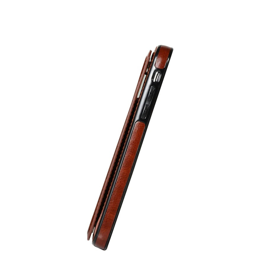 Luxury Leather Phone Case with Card Slots