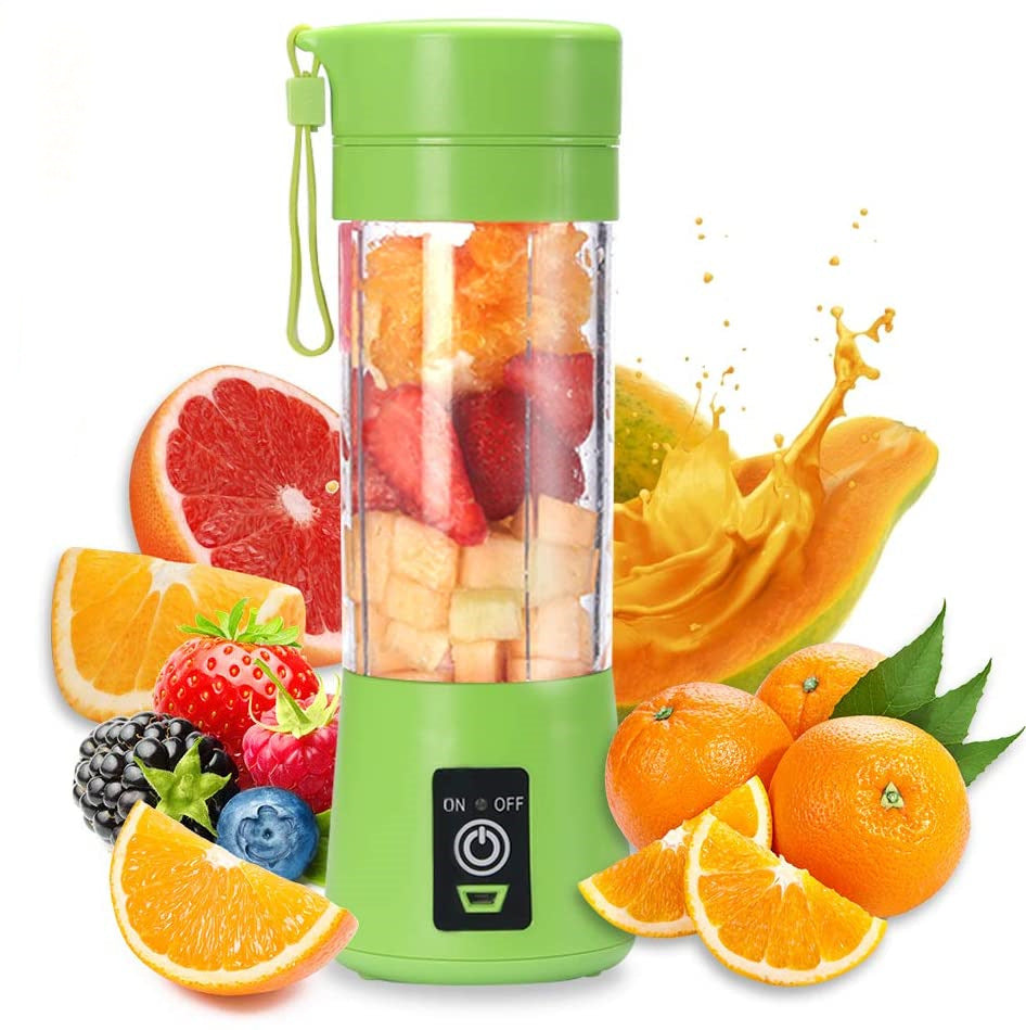 Portable Blender-Juicer With USB Reachable Port