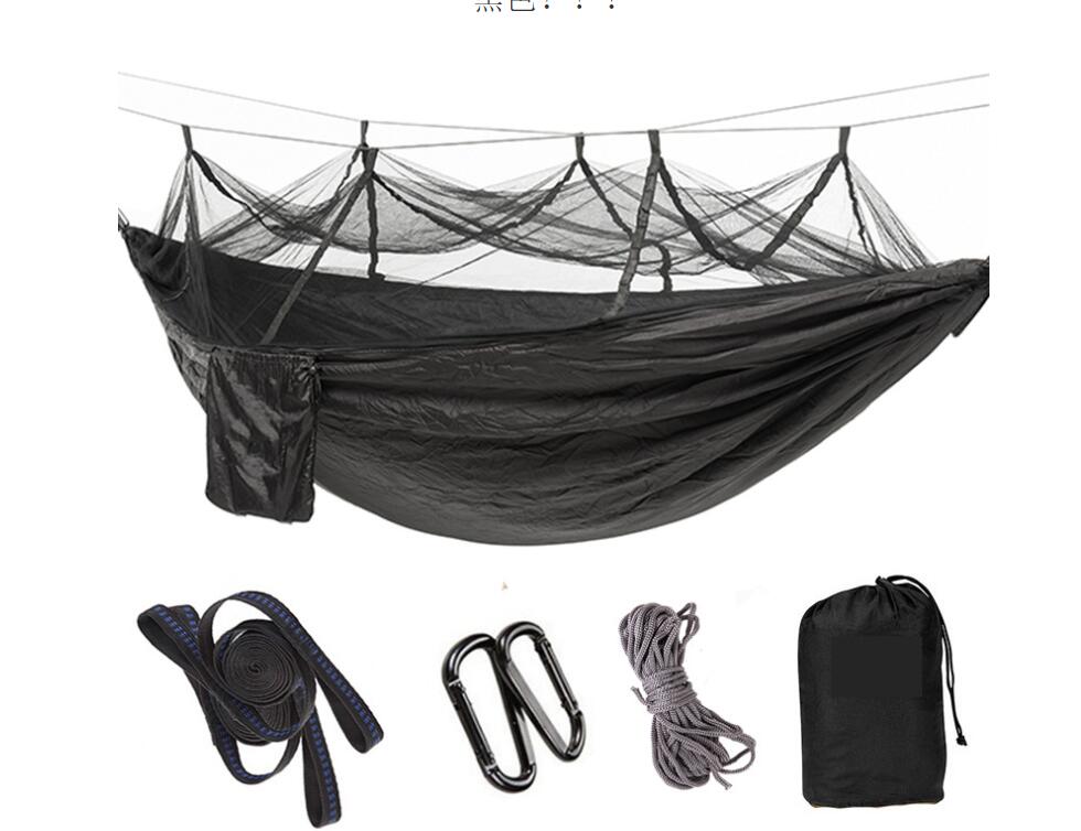 Outdoor Portable Parachute Hammock with Mosquito Net