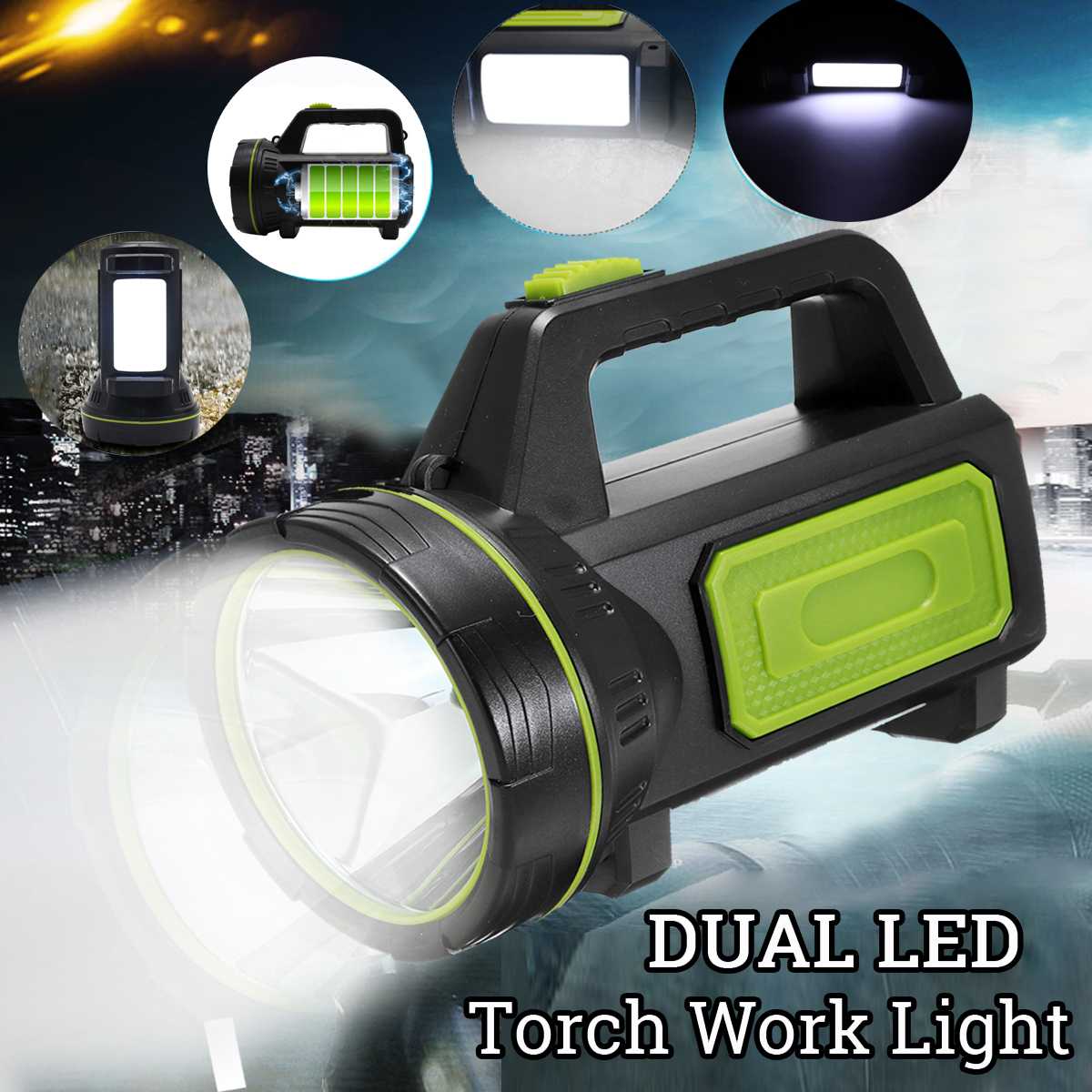 High Quality Rechargeable LED Flashlight Torch