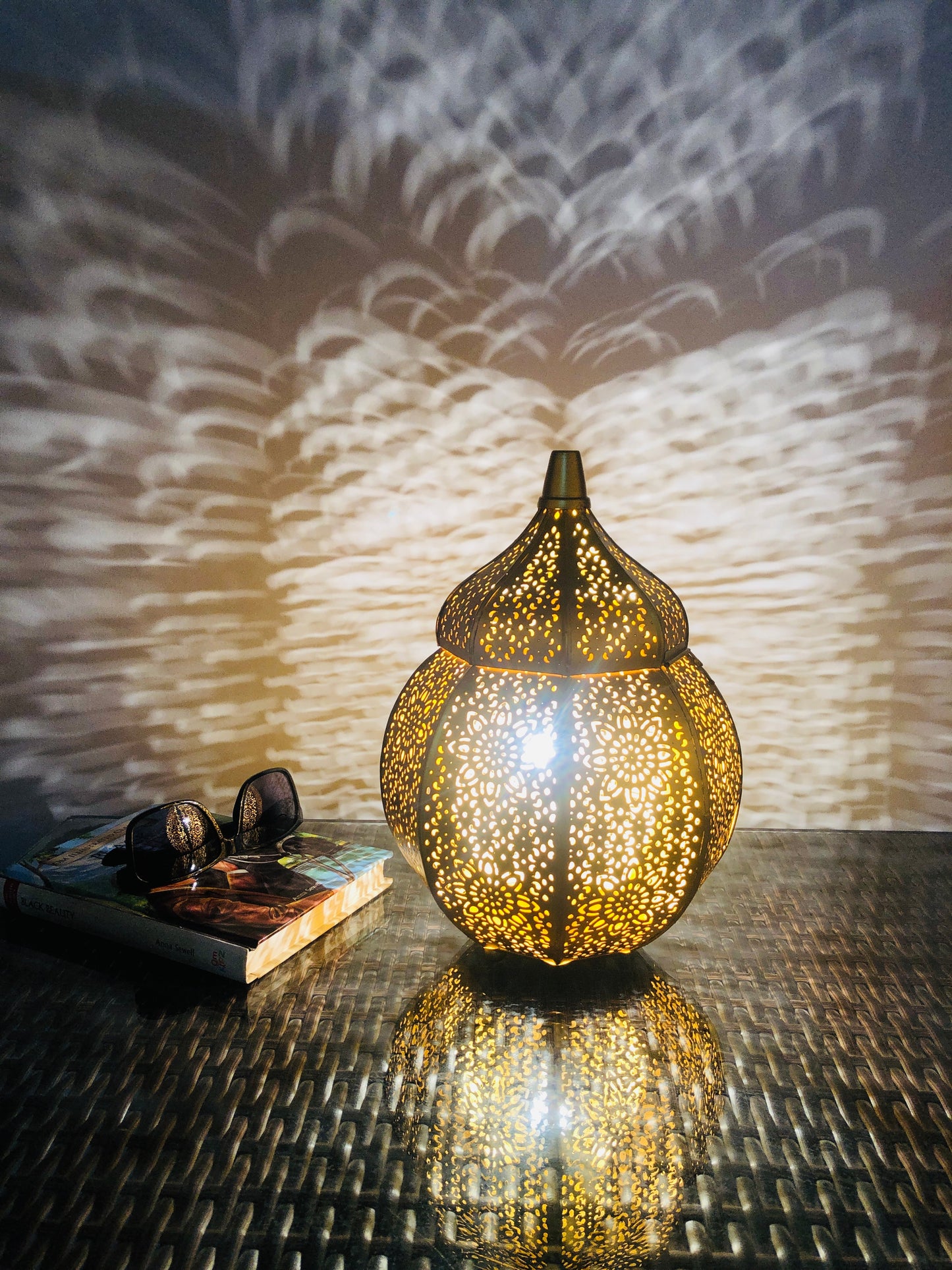 Classic Fancy Moroccan, Metal Decorative Table Lamps