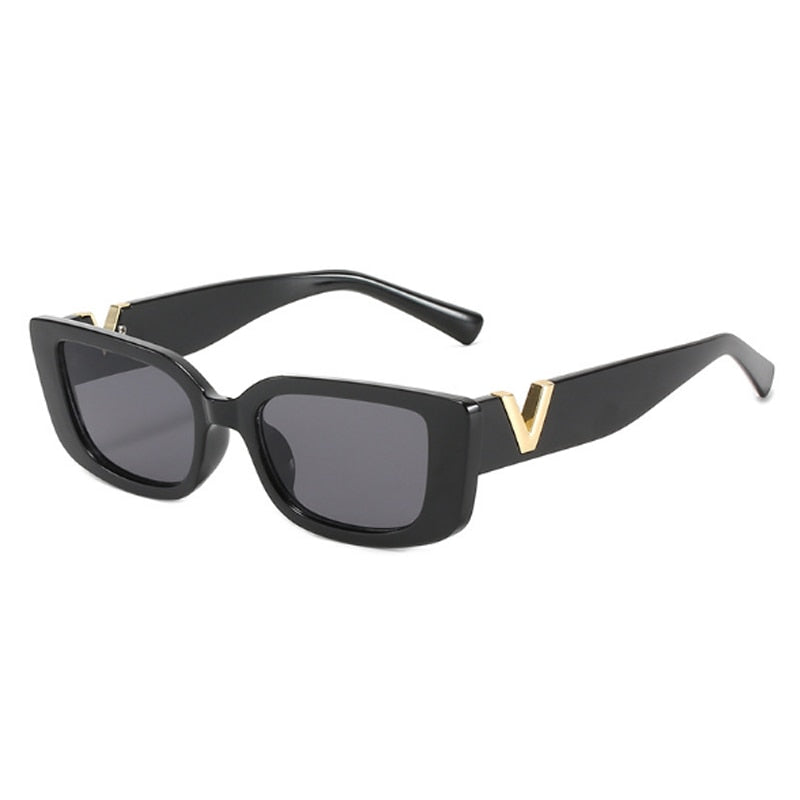 Retro Classic Designer Women's Rectangle Sunglasses