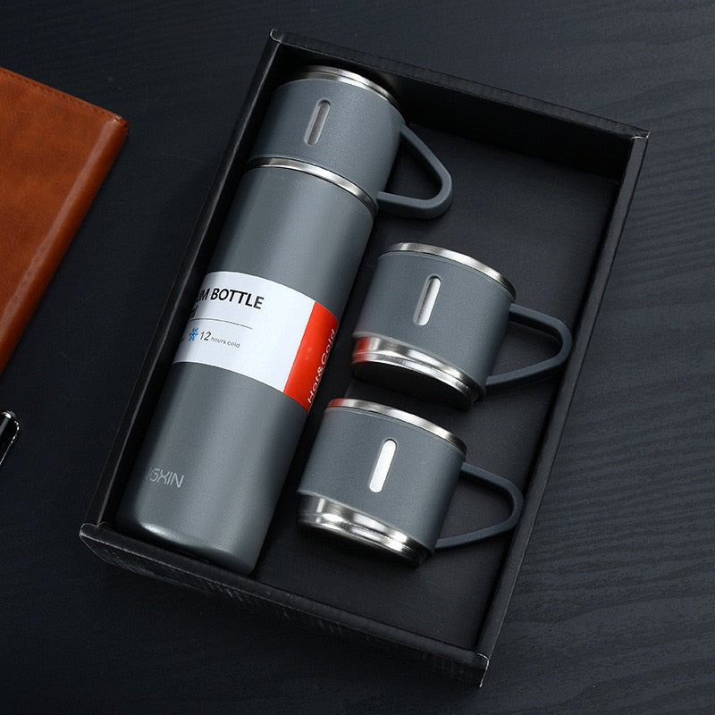 Travel Insulated 500ml Double-Layer Stainless Steel Thermos