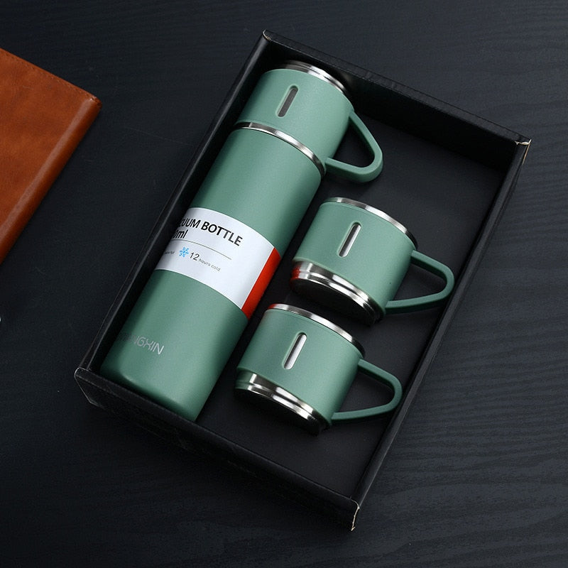 Travel Insulated 500ml Double-Layer Stainless Steel Thermos