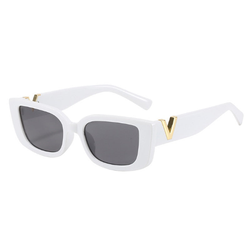 Retro Classic Designer Women's Rectangle Sunglasses