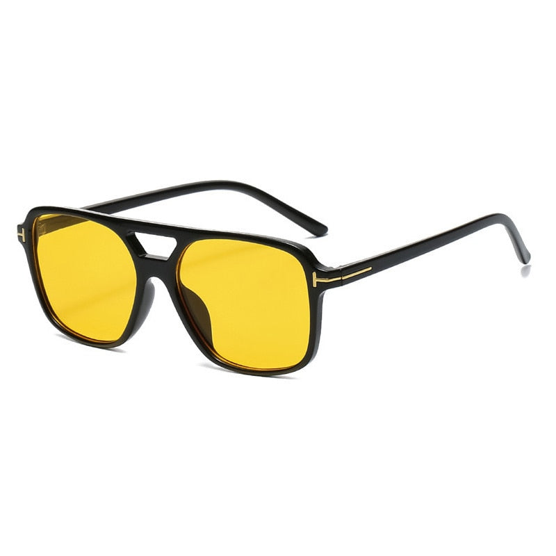 Women's Vintage Retro Square Sunglasses