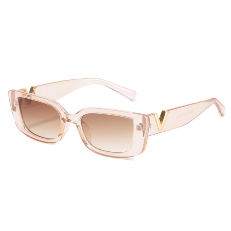 Retro Classic Designer Women's Rectangle Sunglasses