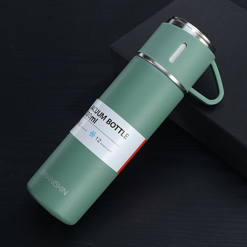 Travel Insulated 500ml Double-Layer Stainless Steel Thermos