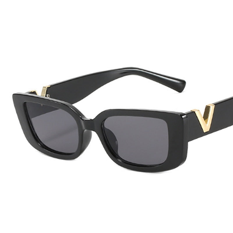 Retro Classic Designer Women's Rectangle Sunglasses