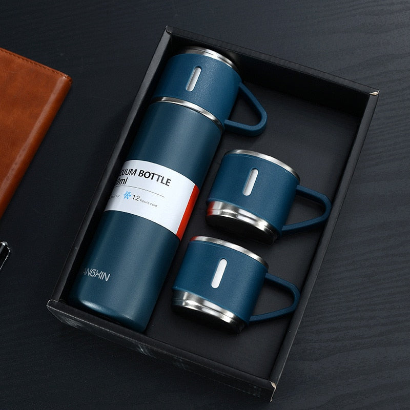 Travel Insulated 500ml Double-Layer Stainless Steel Thermos