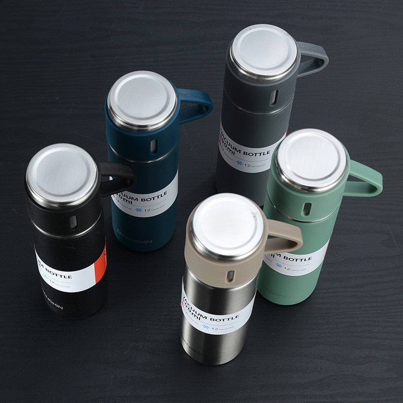 Travel Insulated 500ml Double-Layer Stainless Steel Thermos