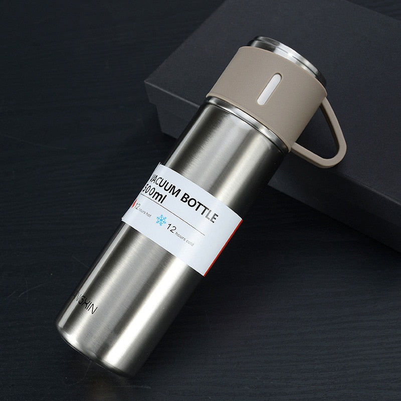 Travel Insulated 500ml Double-Layer Stainless Steel Thermos