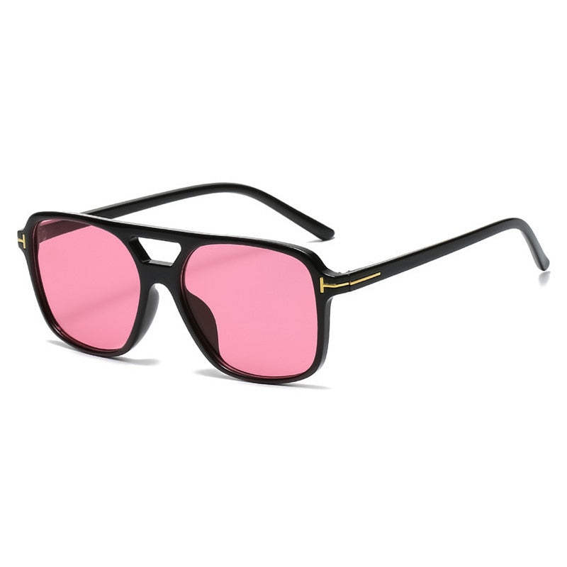 Women's Vintage Retro Square Sunglasses