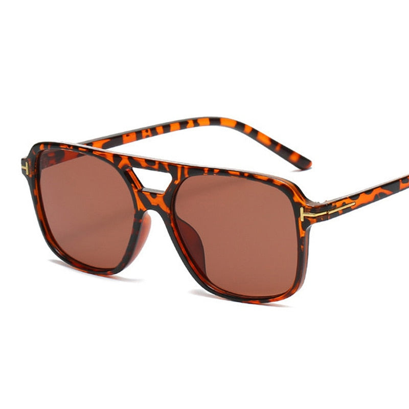Women's Vintage Retro Square Sunglasses