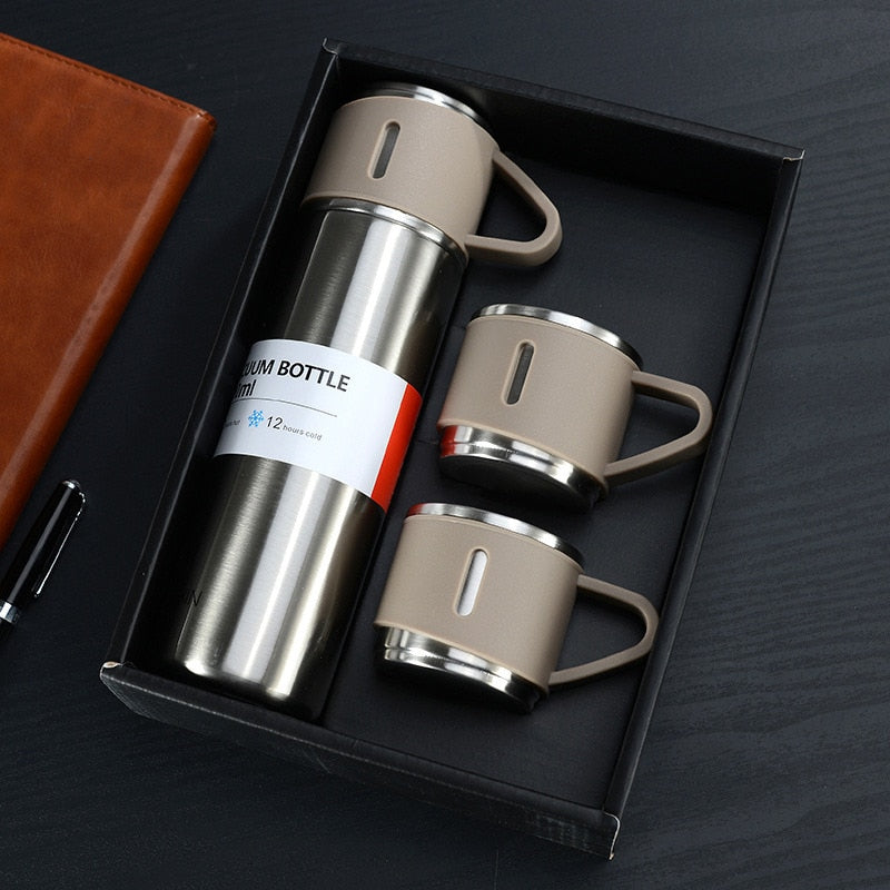 Travel Insulated 500ml Double-Layer Stainless Steel Thermos