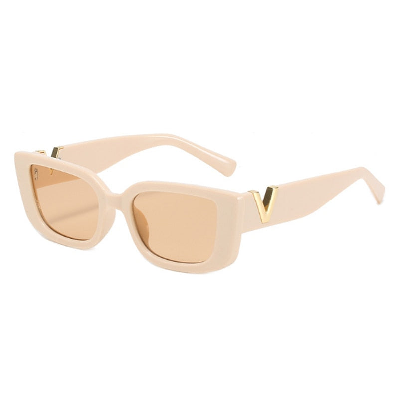 Retro Classic Designer Women's Rectangle Sunglasses
