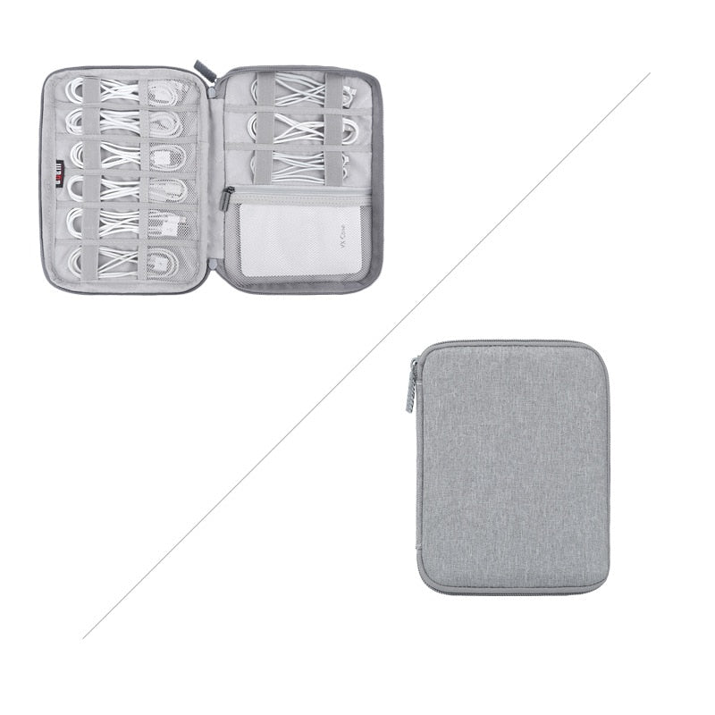 Digital USB Data Cable Travel Storage Bag