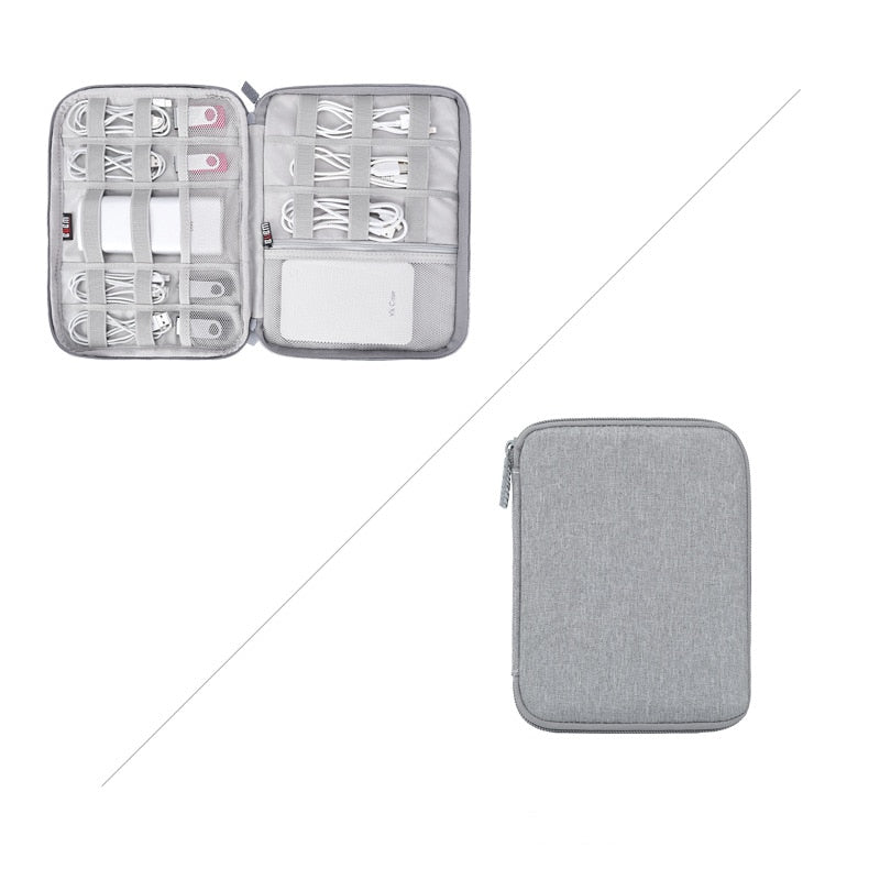 Digital USB Data Cable Travel Storage Bag