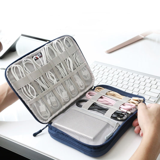 Digital USB Data Cable Travel Storage Bag