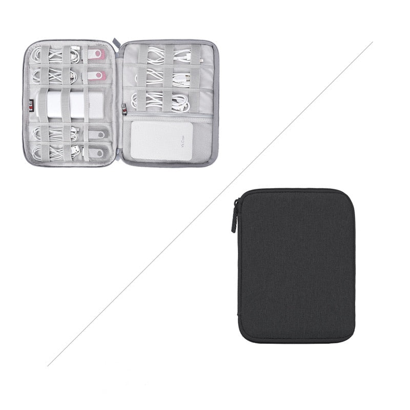 Digital USB Data Cable Travel Storage Bag