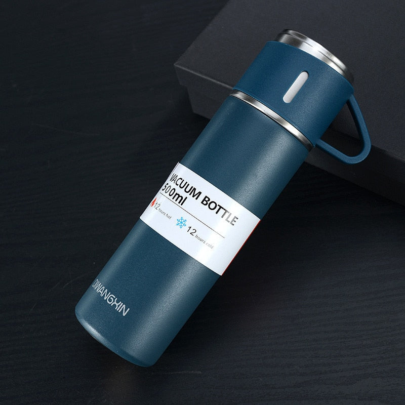 Travel Insulated 500ml Double-Layer Stainless Steel Thermos