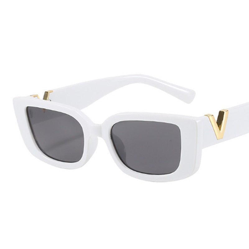 Retro Classic Designer Women's Rectangle Sunglasses