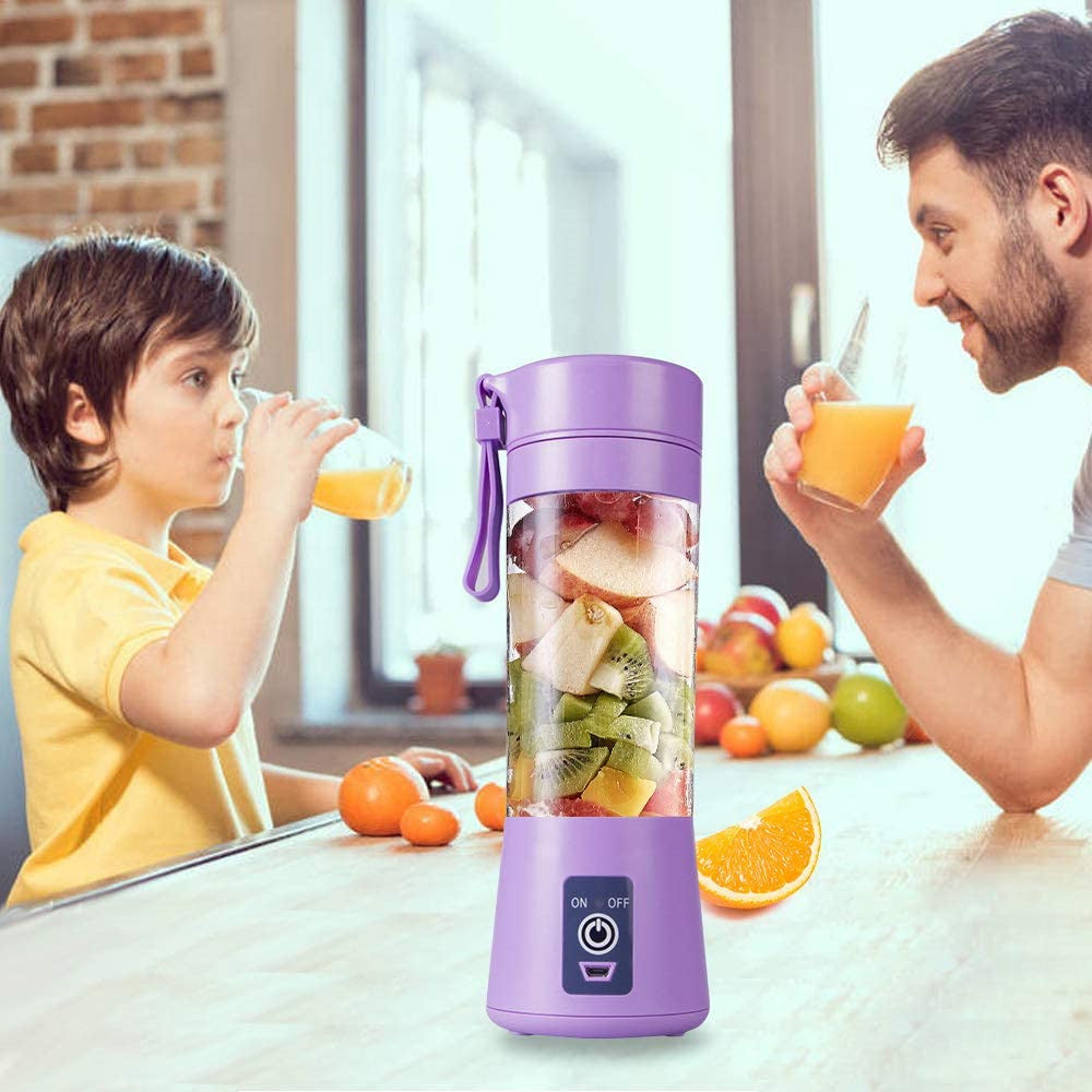 Portable Blender-Juicer With USB Reachable Port