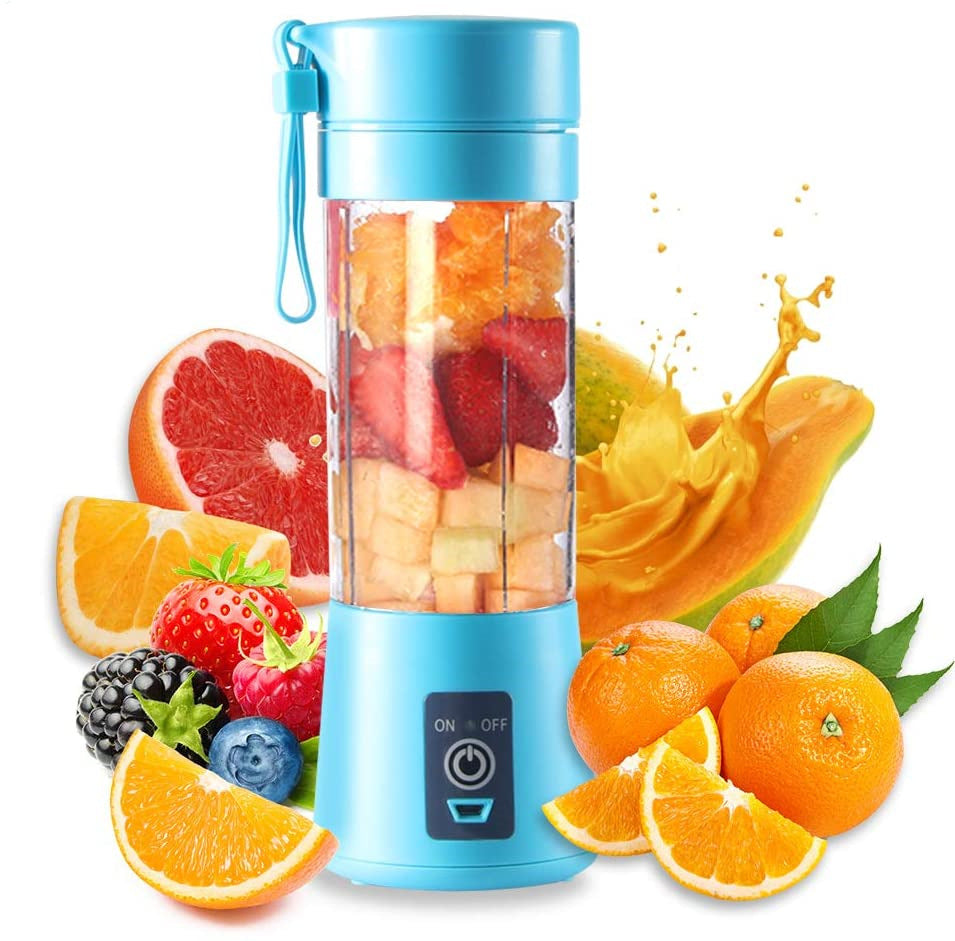 Portable Blender-Juicer With USB Reachable Port