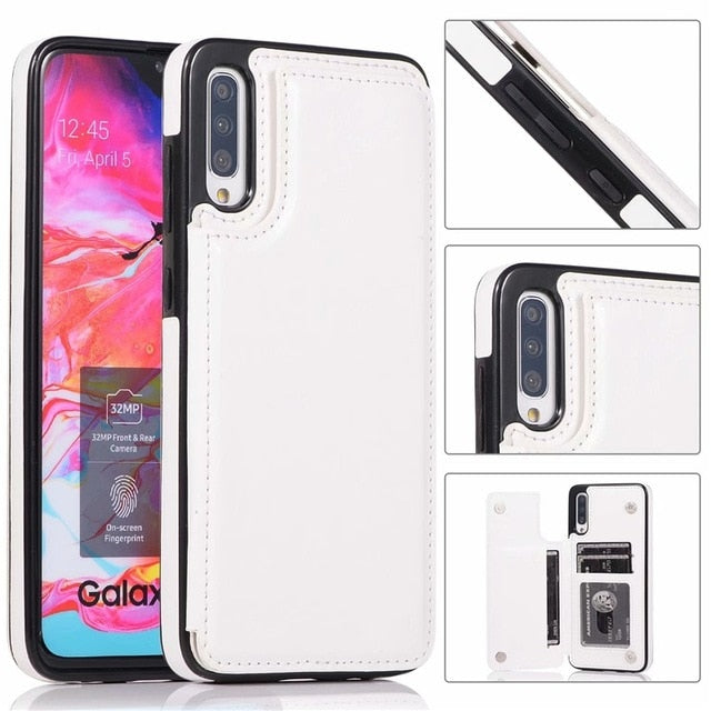 Luxury Leather Phone Case with Card Slots