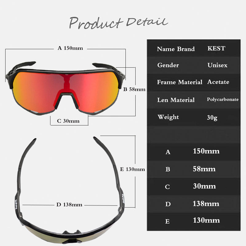 Bicycle Glasses Fishing Driving Glasses