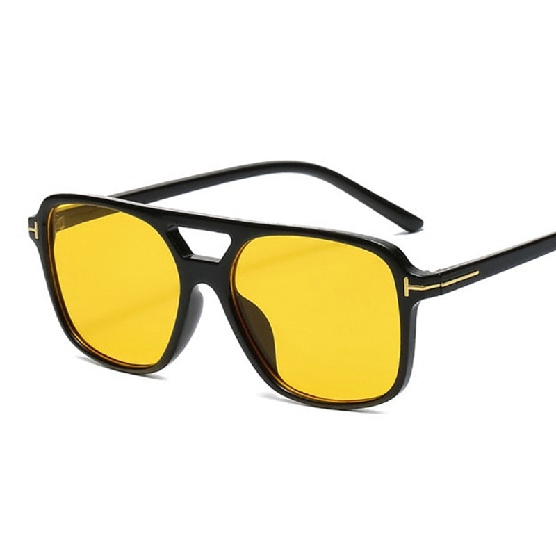 Women's Vintage Retro Square Sunglasses