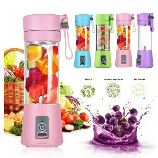 Portable Blender-Juicer With USB Reachable Port